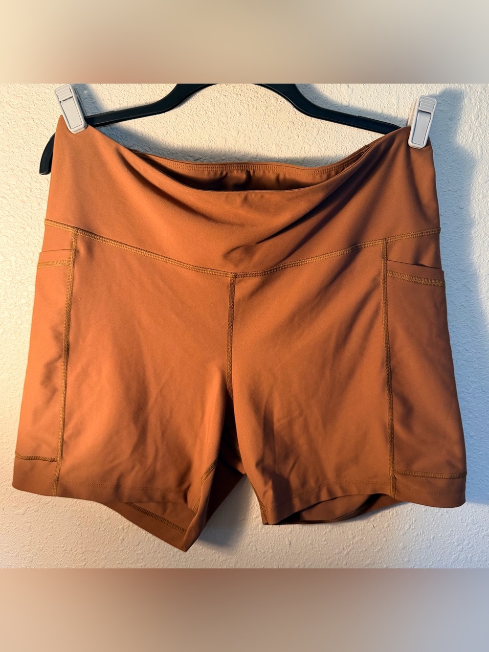 Old Navy High-Rise Bike Short Brown XXL Like New